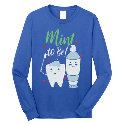 Mint To Be Dental Assistant Dentist Valentines Day Gift Long Sleeve Shirt