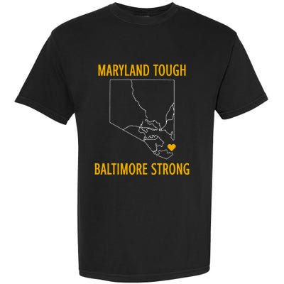 Maryland Tough Baltimore Strong Garment-Dyed Heavyweight T-Shirt