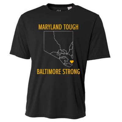 Maryland Tough Baltimore Strong Cooling Performance Crew T-Shirt