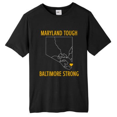 Maryland Tough Baltimore Strong Tall Fusion ChromaSoft Performance T-Shirt