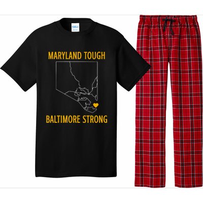 Maryland Tough Baltimore Strong Pajama Set