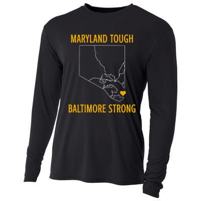 Maryland Tough Baltimore Strong Cooling Performance Long Sleeve Crew