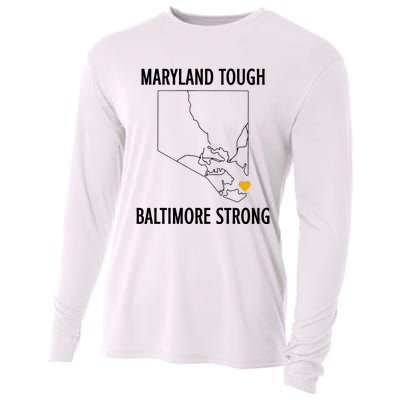 Maryland Tough Baltimore Strong Cooling Performance Long Sleeve Crew