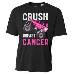 Monster Truck Breast Cancer Awareness Cooling Performance Crew T-Shirt