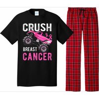 Monster Truck Breast Cancer Awareness Pajama Set