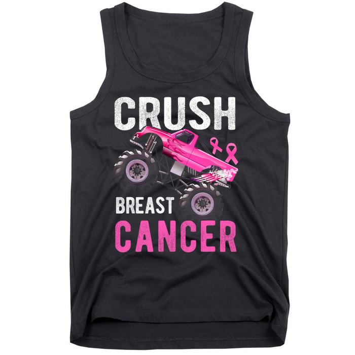 Monster Truck Breast Cancer Awareness Tank Top