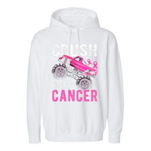 Monster Truck Breast Cancer Awareness Garment-Dyed Fleece Hoodie