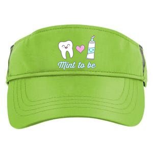 Mint To Be Dental Valentine’s Day Dentist Hygienist Rdh Love Great Gift Adult Drive Performance Visor