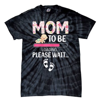 Mom To Be Mother's Day First Time Mom Pregnancy Tie-Dye T-Shirt