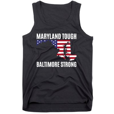 Maryland Tough Baltimore Strong Tank Top