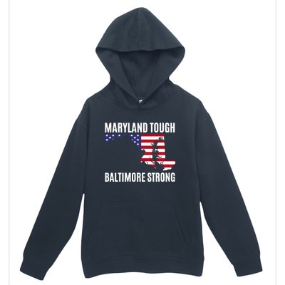 Maryland Tough Baltimore Strong Urban Pullover Hoodie