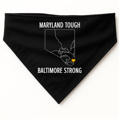 Maryland Tough Baltimore Strong USA-Made Doggie Bandana