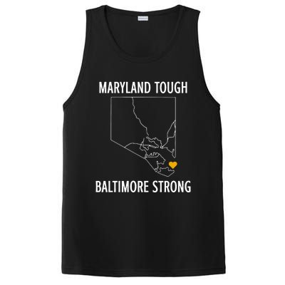 Maryland Tough Baltimore Strong PosiCharge Competitor Tank