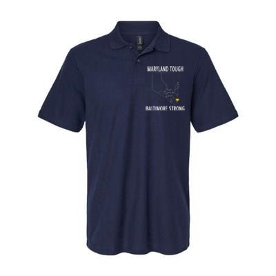 Maryland Tough Baltimore Strong Softstyle Adult Sport Polo