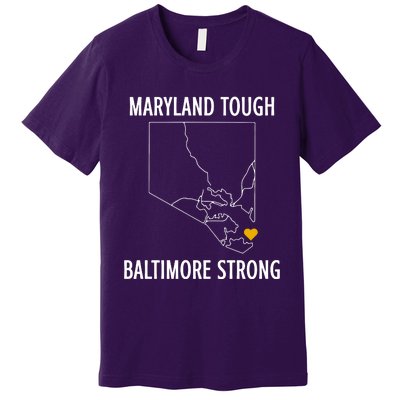 Maryland Tough Baltimore Strong Premium T-Shirt