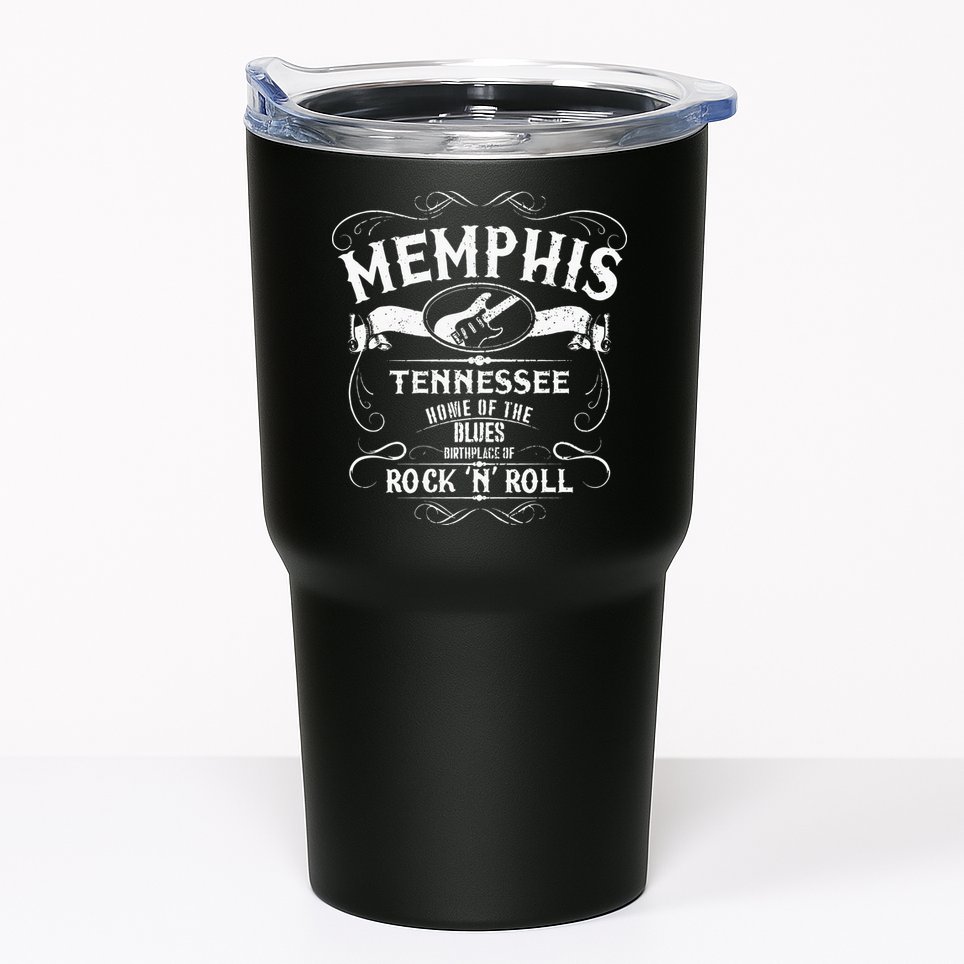Memphis Tennessee Blues Country Music Guitar Vintage Gift Tumbler