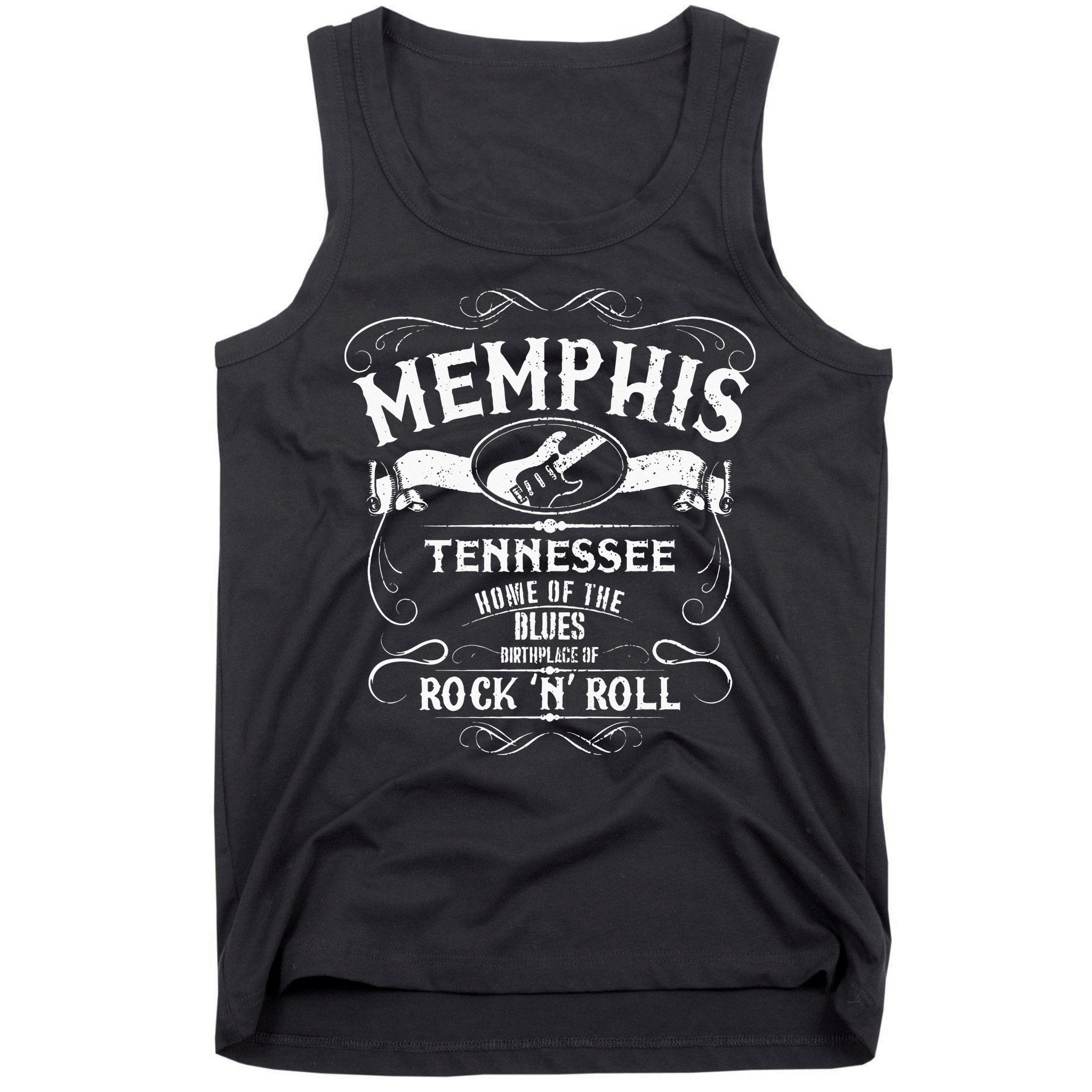 Memphis Tennessee Blues Country Music Guitar Vintage Gift Tank Top