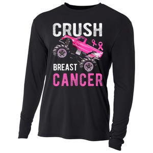 Monster Truck Breast Cancer Awareness Cooling Performance Long Sleeve Crew