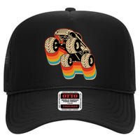 Monster Truck Big Vintage Style High Crown Mesh Back Trucker Hat