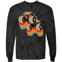 Monster Truck Big Vintage Style Tie-Dye Long Sleeve Shirt