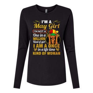 May Taurus Birthday Gift Once In Lifetime Kinda Woman Womens Cotton Relaxed Long Sleeve T-Shirt