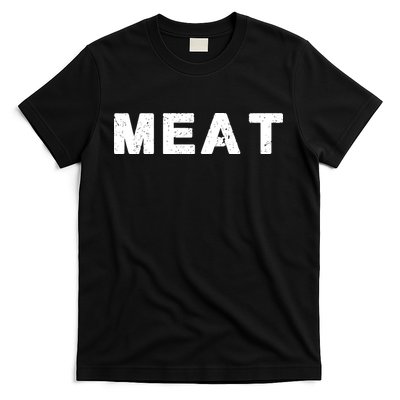 MEAT Tasty BBQ Food Funny T-Shirt