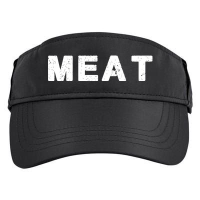 MEAT Tasty BBQ Food Funny Adult Drive Performance Visor