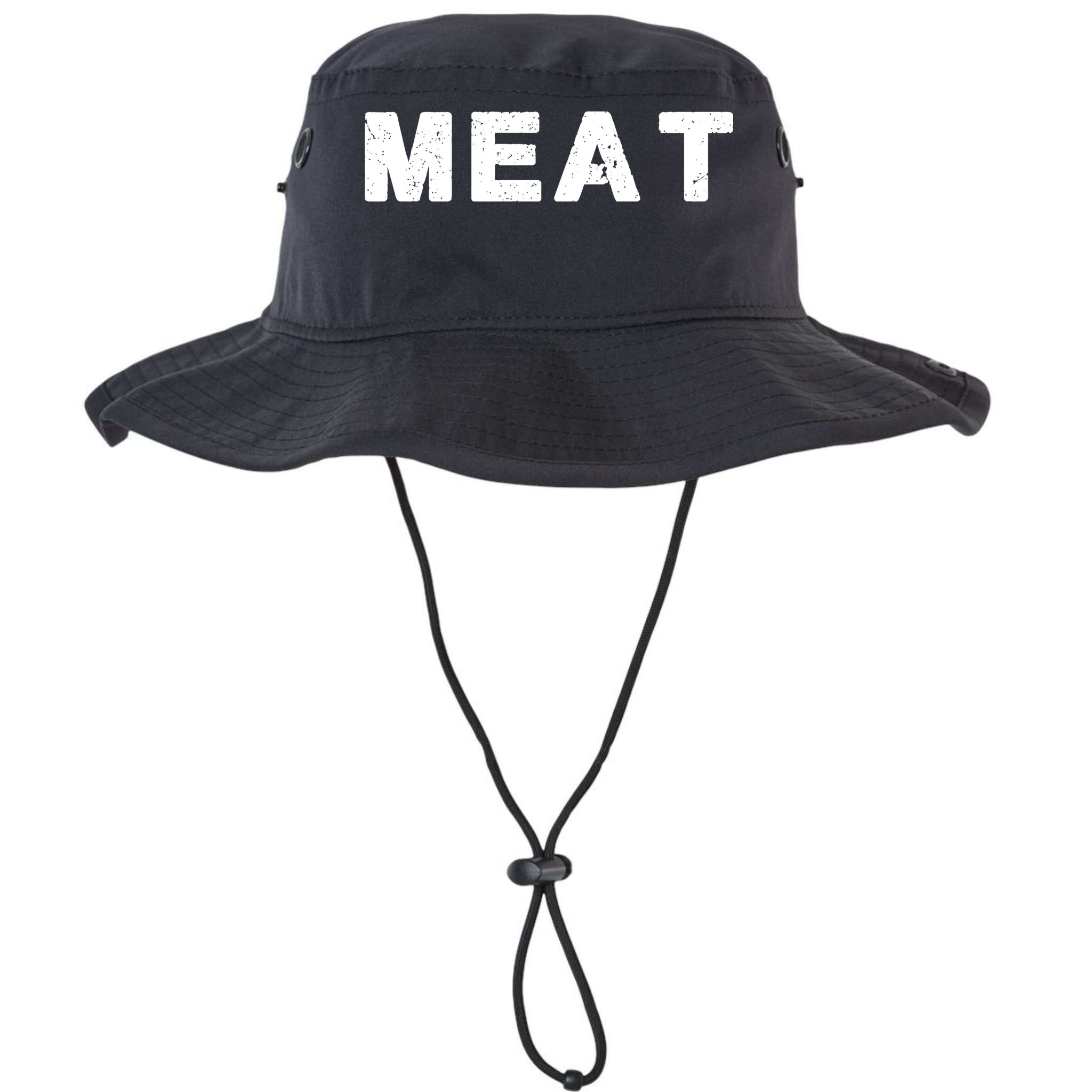 MEAT Tasty BBQ Food Funny Bucket Hat