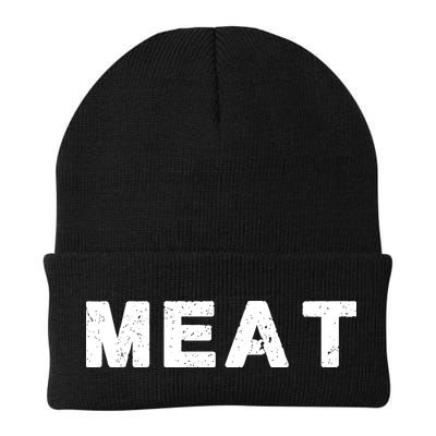 MEAT Tasty BBQ Food Funny Beanie