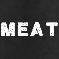 MEAT Tasty BBQ Food Funny 25L Jumbo Tote