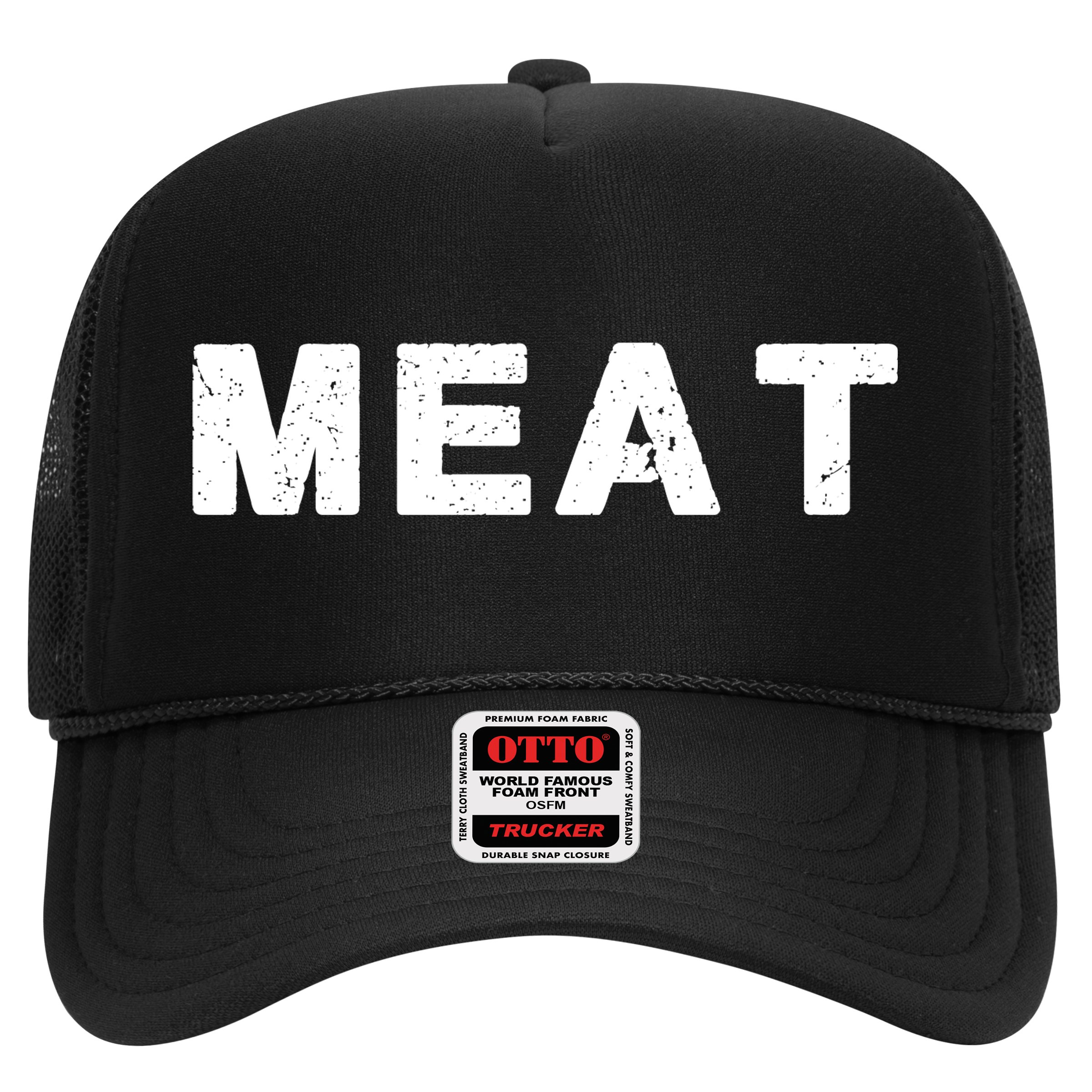 MEAT Tasty BBQ Food Funny Hat