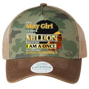 May Taurus Birthday Once In Lifetime Kinda Woman Legacy Tie Dye Trucker Hat