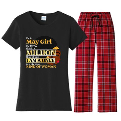 May Taurus Birthday Once In Lifetime Kinda Woman Women's Flannel Pajama Set