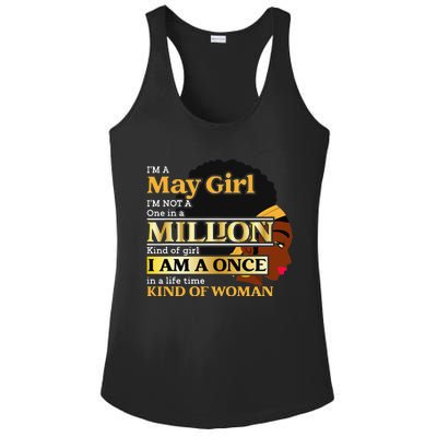 May Taurus Birthday Once In Lifetime Kinda Woman Ladies PosiCharge Competitor Racerback Tank