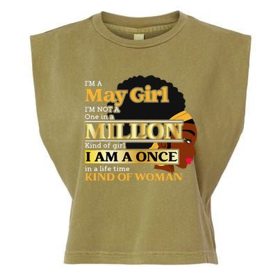 May Taurus Birthday Once In Lifetime Kinda Woman Garment-Dyed Women's Muscle Tee