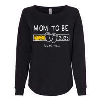 Mom To Be 2025 Loading Mom Est 2025 Promoted To Mommy Womens California Wash Sweatshirt