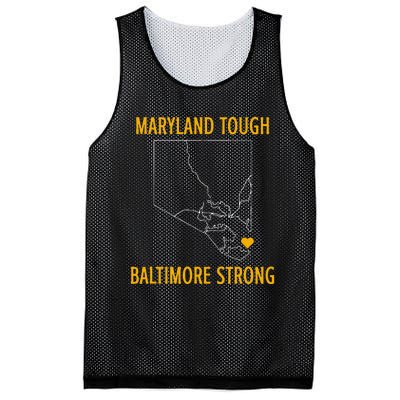 Maryland Tough Baltimore Strong Mesh Reversible Basketball Jersey Tank