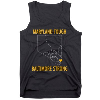 Maryland Tough Baltimore Strong Tank Top