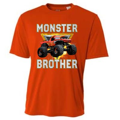 Monster Truck Brother Monster Truck Are My Jam Truck Lovers Cooling Performance Crew T-Shirt