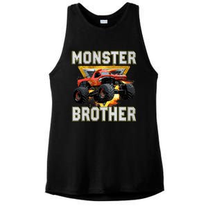 Monster Truck Brother Monster Truck Are My Jam Truck Lovers Ladies PosiCharge Tri-Blend Wicking Tank