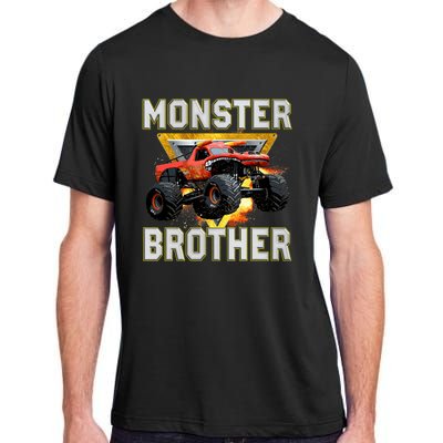 Monster Truck Brother Monster Truck Are My Jam Truck Lovers Adult ChromaSoft Performance T-Shirt