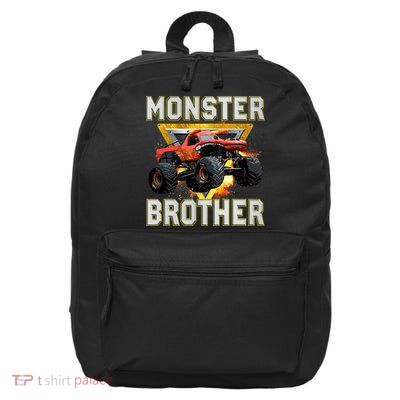 Monster Truck Brother Monster Truck Are My Jam Truck Lovers 16 in Basic Backpack