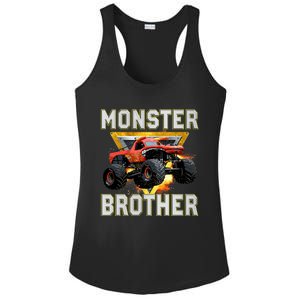 Monster Truck Brother Monster Truck Are My Jam Truck Lovers Ladies PosiCharge Competitor Racerback Tank