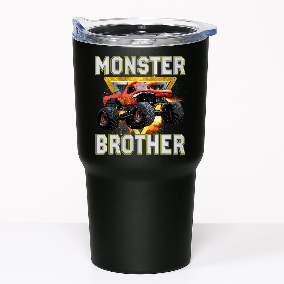 Monster Truck Brother Monster Truck Are My Jam Truck Lovers Tumbler