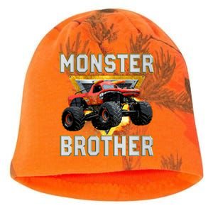 Monster Truck Brother Monster Truck Are My Jam Truck Lovers Kati - Camo Knit Beanie