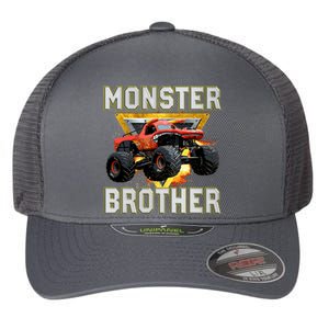 Monster Truck Brother Monster Truck Are My Jam Truck Lovers Flexfit Unipanel Trucker Cap