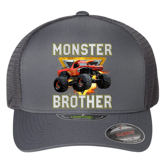 Monster Truck Brother Monster Truck Are My Jam Truck Lovers Flexfit Unipanel Trucker Cap