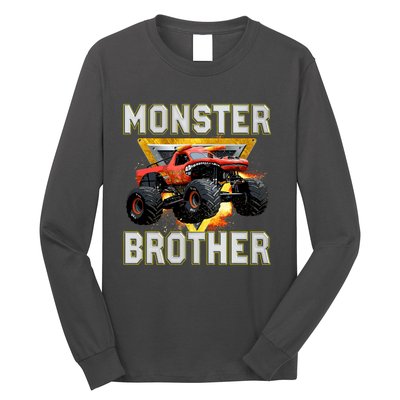 Monster Truck Brother Monster Truck Are My Jam Truck Lovers Long Sleeve Shirt