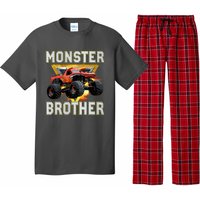 Monster Truck Brother Monster Truck Are My Jam Truck Lovers Pajama Set