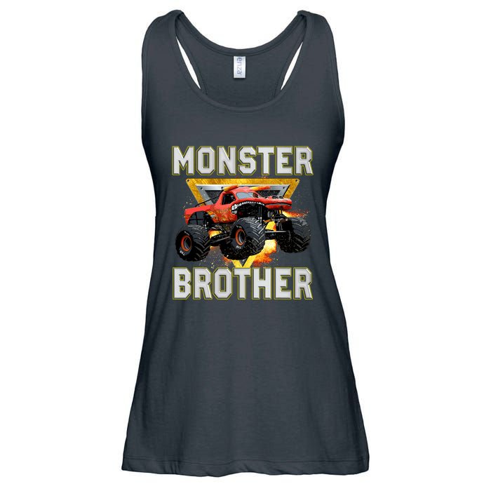 Monster Truck Brother Monster Truck Are My Jam Truck Lovers Ladies Essential Flowy Tank